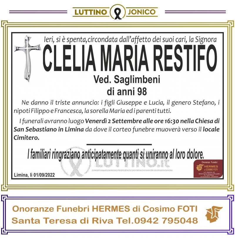 Clelia Maria  Restifo 